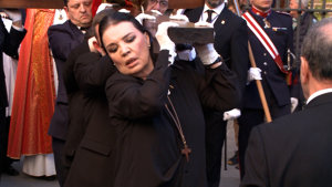 La artista, muy emocionada