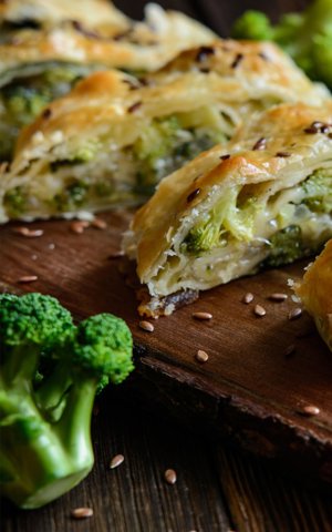 Hojaldre de brócoli
