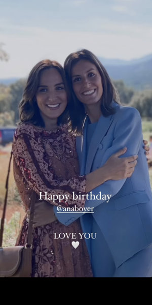 Tamara Falcó ha felicitado a Ana Boyer en Instagram