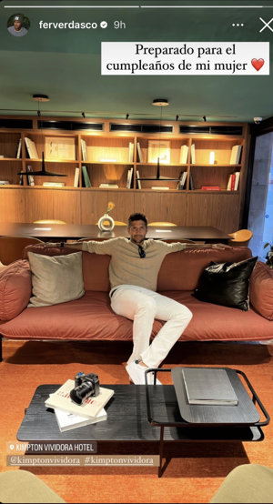 Historia compartida por Fernando Verdasco en Instagram