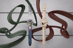Los dos modelos con los que Swatch homenajea a Magritte en su 125º aniversario