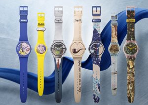 Los 7 diseños de la colección Swatch Art Journey