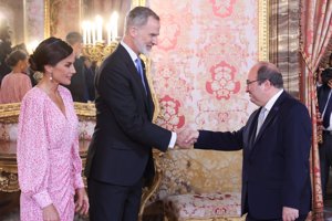 Los Reyes ofrecieron un almuerzo este martes en honor al Premio Cervantes 2022