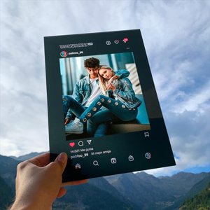 Una placa de Instagram es un regalo único para esa persona especial