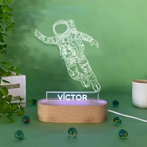 Las lámparas en  3D son un regalo único para los niños y adolescentes