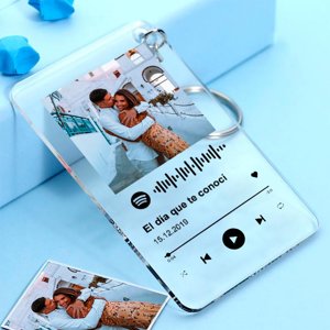 Un Llavero de Spotify es un regalo original y muy especial