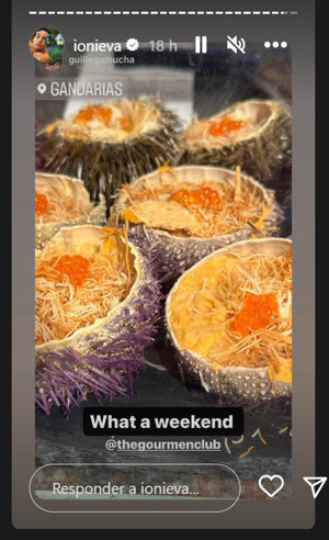 Storie compartido por Íñigo Onieva en Instagram