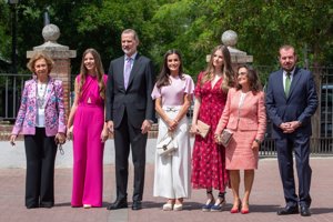 La Confirmación de Sofía ha reunido a la Familia Real y a sus abuelos, a excepción de Don Juan Carlos