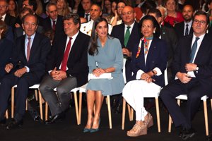 Doña Letizia se ha mostrado de lo más expresiva durante el acto