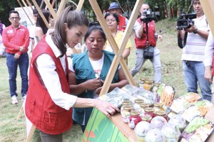 La Reina, muy interesada por el trabajo local