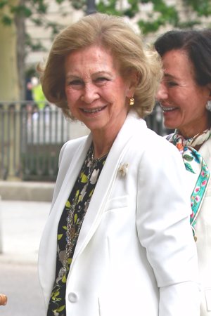 La Emérita, a su llegada a la Escuela Superior de Música Reina Sofía