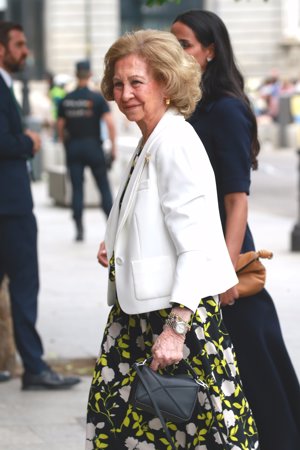 La Reina se ha mostrado de lo más sonrien