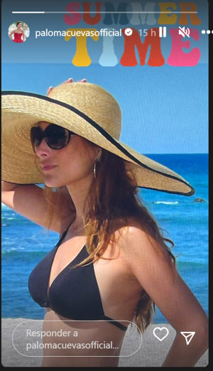Paloma Cuevas ha compartido en Instagram una imagen en bikini