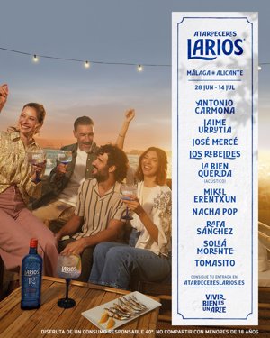 Cartel Atardeceres Larios 2023