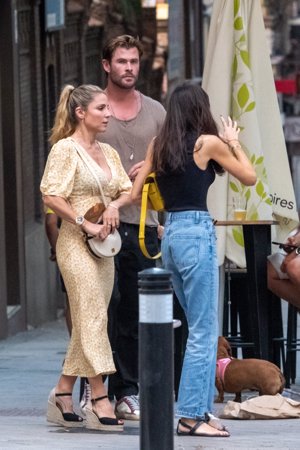 Elsa Pataky y Chris Hemsworth, cena romántica en Madrid