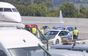 El Rey Juan Carlos I aterriza en Vigo