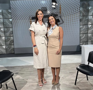 Patricia Pardo ha visitado un programa de la TVG