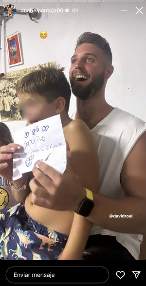 Anabel Pantoja ha compartido imágenes del cumpleaños de su novio, David Rodríguez