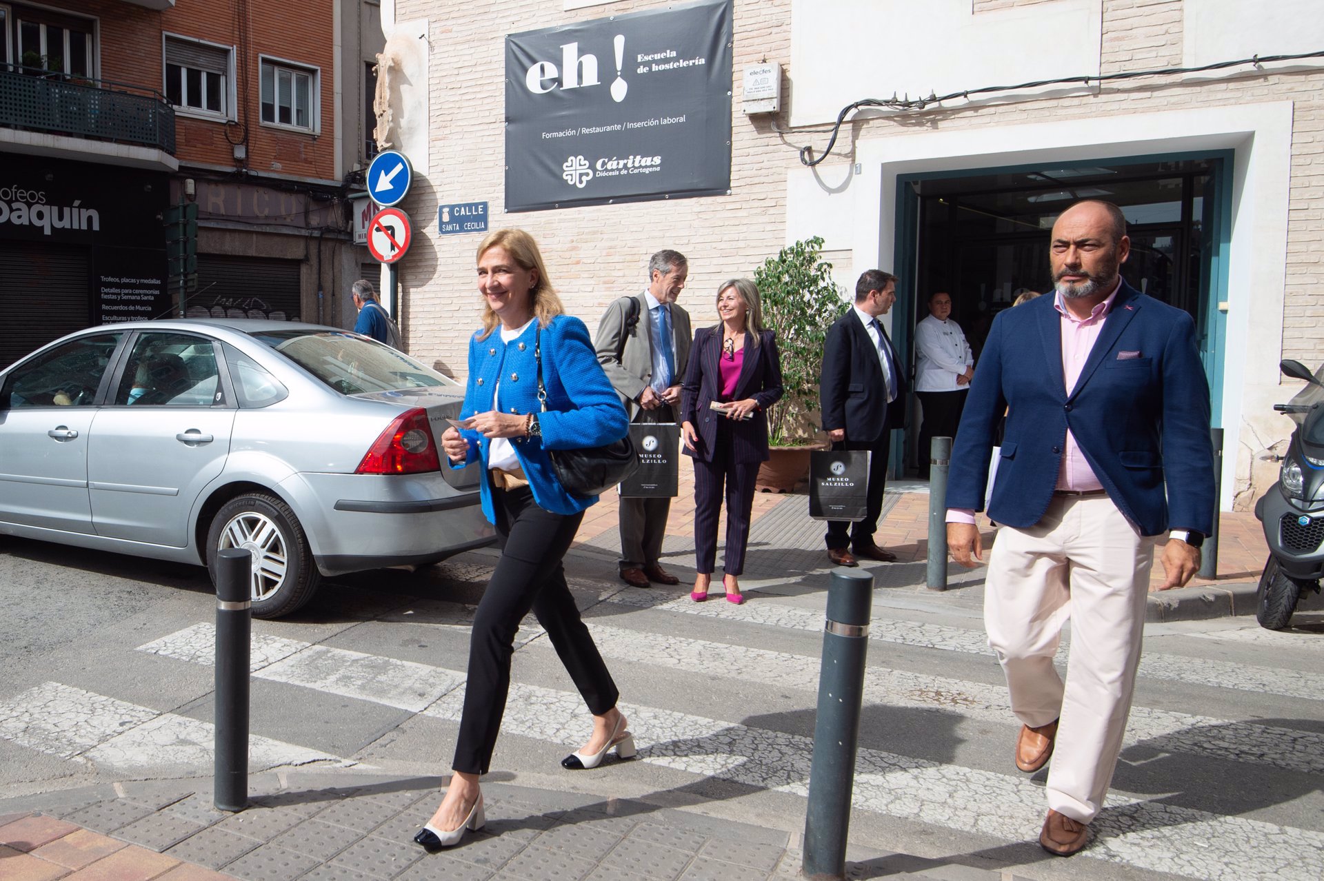 La Infanta Cristina reaparece en Murcia