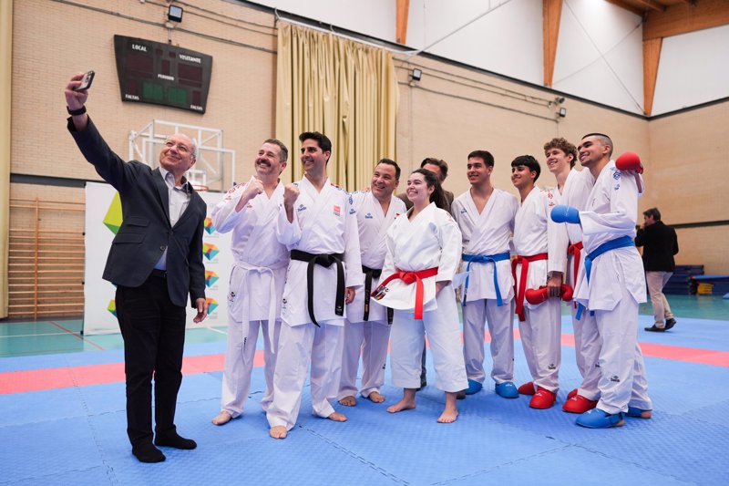 Uno de los momentos que ha dejado la clase impartida por Iván Leal en Alcalá de Henares