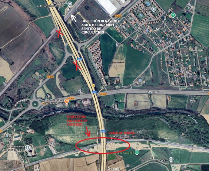 Afectación al tráfico del 5 al 14 de agosto.