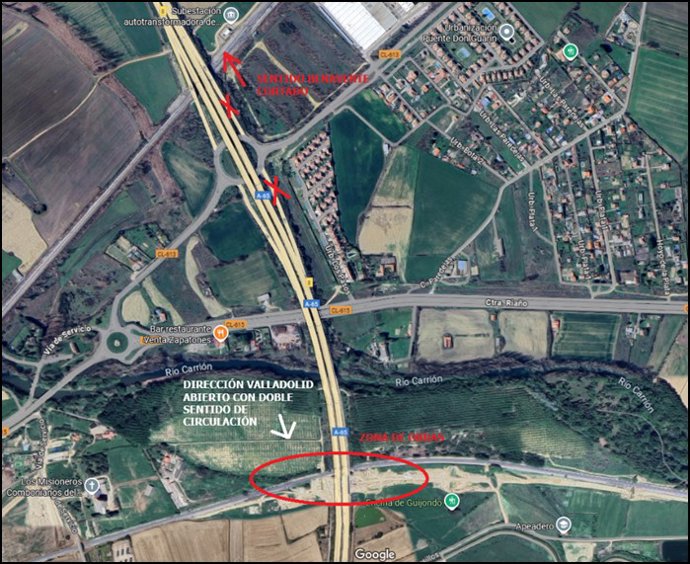 Afectación al tráfico del 16 al 24 de julio
