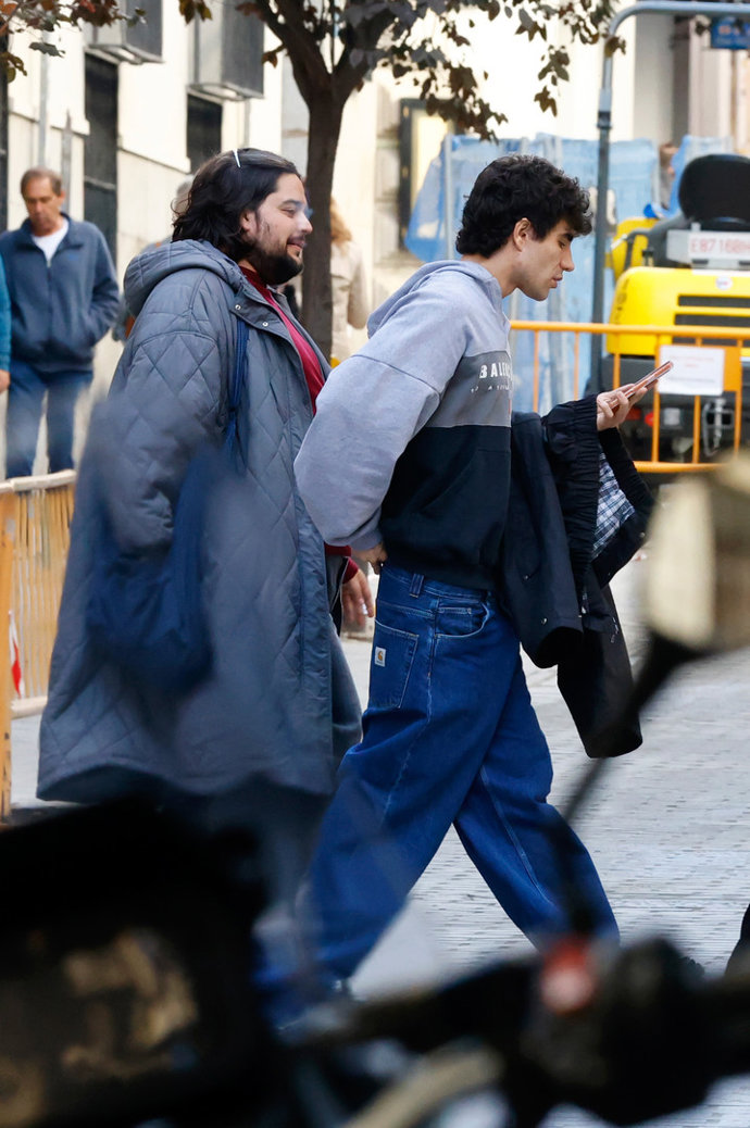 Brays Efe en el rodaje