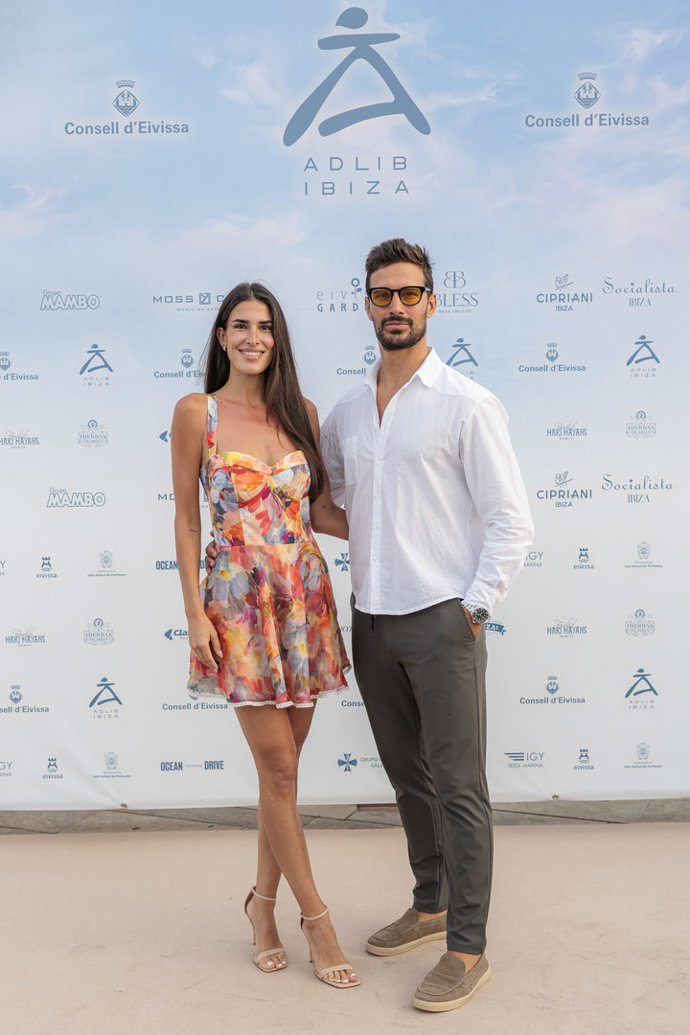Lidia Torrent y Jaime Astrain en el 55º aniversario de la Pasarela Adlib