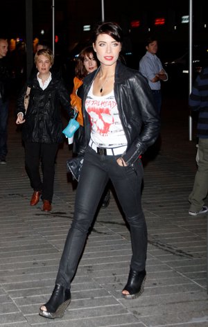 Pilar Rubio en un concierto el pasado mes de octubre