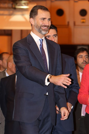 EP ANTONIO GUTIÉRREZ: El Príncipe Felipe muy sonriente el día de su cumpleaños en Fitur