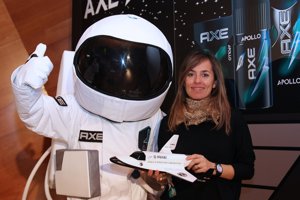 Sara Molina, Axe España, en presentación Axe Apollo