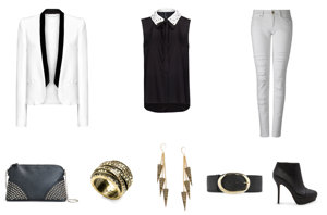 MANGO: Outfit Black&White