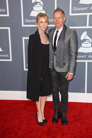 Sting y Trudie Styler
