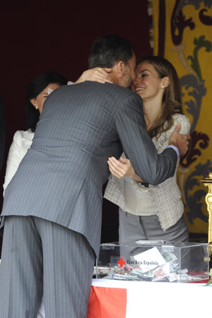 El Principe Felipe y Letizia