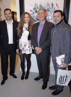 Blanca acompañada en la Feria de Arte Contemporáneo