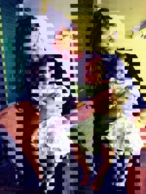 Gisele Bundchen con la nueva Vivien Leigh, su nombre recuerda a la famosa actriz de 