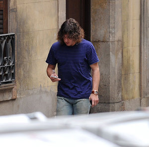 Carles Puyol y Vanessa Lorenzo juntos en Barcelona