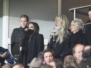 Victoria pasando mucho frío en el debut de David