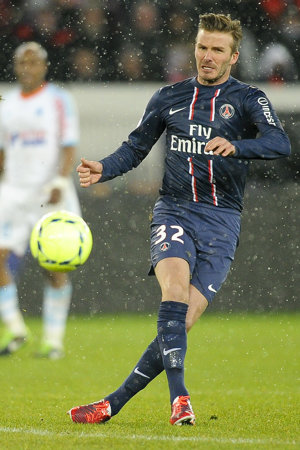 David Beckham en su debut