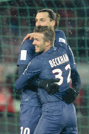 David Beckham en su debut