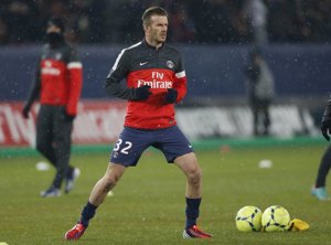 David Beckham en su debut