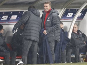 David Beckham en su debut