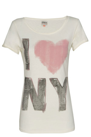 EL ARMARIO DE LA TELE: Camiseta de algodón estampada de Only 12.95€