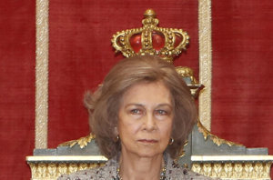 Su Majestad en la Academia de Bellas Artes de San Fernando