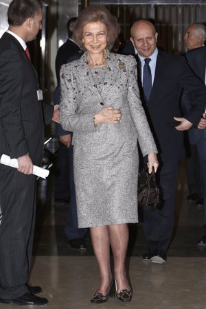 Su Majestad en la Academia de Bellas Artes de San Fernando