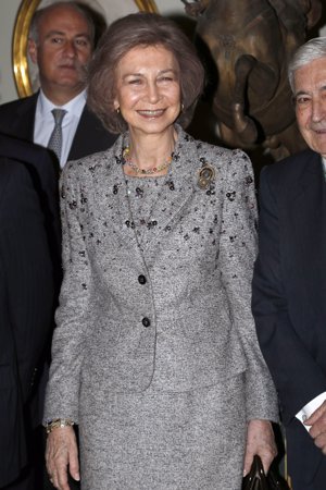 Su Majestad en la Academia de Bellas Artes de San Fernando