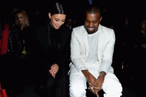 GETTY: Kim Kardashian y Kanye West