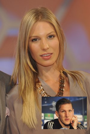 Sarah Bradner y Sebastian Schweinsteiger