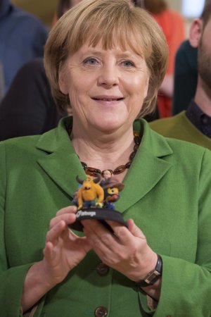La presidenta de Alemania Angela Merkel