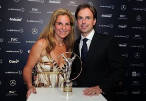 Foto Getty: Arantxa Sánchez Vicario y su marido Josep Santacana